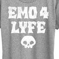 thumbnail image 3 of Instant Message - Emo 4 Lyfe  - Women's Short Sleeve Graphic T-Shirt, 3 of 6