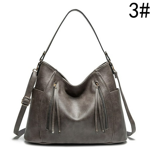 Nobrand Women Handbag Casual Slouchy Faux Leather Hobo Handbag Satchel Bag Crossbody Bag Other