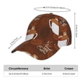thumbnail image 2 of Fotbe Sloths Need More Coffee Gorro Clásico de Béisbol, Gorra Ajustable con Broche Snapback, Gorro de Exterior de Algodón Suave, 2 of 6