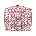 thumbnail image 2 of ZICANCN Hair Cutting Cape for Adults, Pink Floral Motif Tribal Cape Salon Barber Cape for Hair Stylist Shampoo Capes Waterproof, 55x66 Inches, 2 of 7