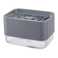 thumbnail image 1 of De Jabón De Cocina Con Soporte De Esponja De Drenaje Caja De Carrito De Jabón Gris Sunnimix Dispensador de bomba de jabón, 1 of 8