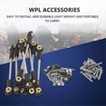thumbnail image 2 of Upgrade Replacement Part Metal Suspension Toe Link Tie Rod Set for WPL 1/16 C14 C24 RC Car Parts, 2 of 5