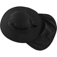 thumbnail image 3 of Outdoor UPF50+ Mesh Sun Hat Wide Brim Fishing Hat with Neck Flap Sun Hat for Men Women, 3 of 9