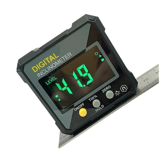Digital Electronic Level Digital Angle Fnder 4*90 ° Magnetic Inclinometer Protractor ,Water-Proof & Dust Resistant
