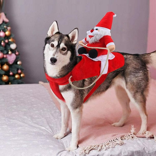 COSTUME PÈRE NOËL POUR CHIEN