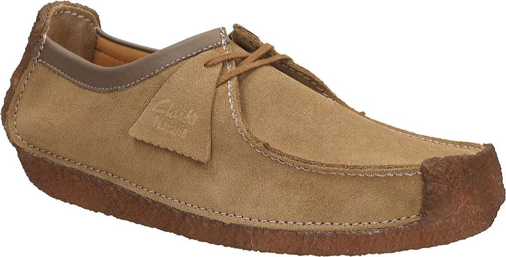 Clarks Men's Natalie Moc Toe Shoe,Oakwood Suede/Leather,US 10.5 M