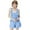 Blue, variant on Taqqpue Jumpsuits for Girls Casual Summer Solid Rompers Sleeveless Loose Adjustable Tie-Up Strap Shorts Kids Overalls Jumpers with Pockets