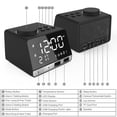 thumbnail image 3 of Alarma de radio Bearachild con 2 puertos USB y Pantalla LED, 3 of 6