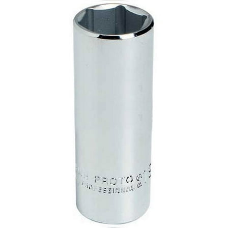 Proto 3/8" Drive Deep Socket 13mm, 6 Point, 2-1/8" Long, J5013MH