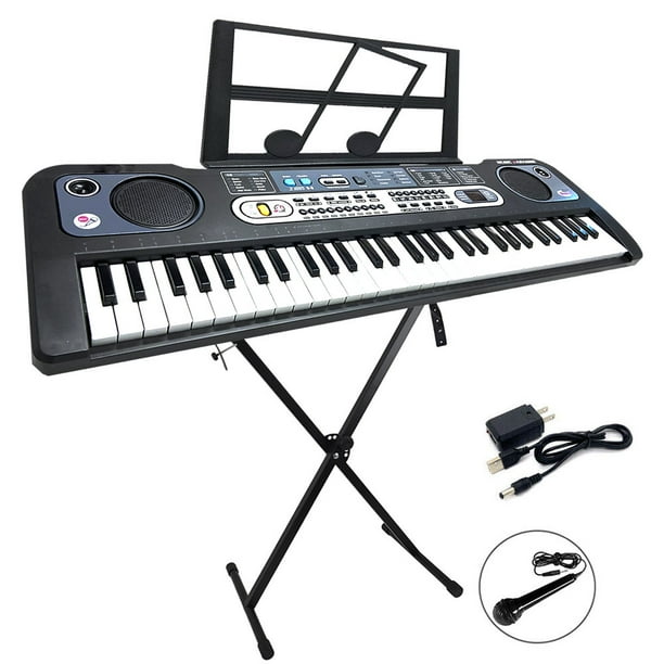 Electric Keyboard 61Key Digital Musical Piano Keyboard with Headphone