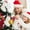 G, variant on HongHeng Faux Fur Christmas Stocking with Letter Gold Mini Plush Monogram Embroidered Christmas Stocking for Xmas Holiday Family Decorations