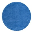 thumbnail image 3 of Unique Loom Solid Shag Collection Area Rug (6' 1" Round Periwinkle Blue), 3 of 7