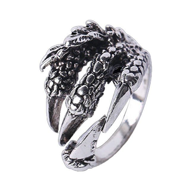 Minnieouse Anillos de cola vintage Chapado antiguo Anillo de índice de personalidad Joyería de los hombres Ropa, zapatos y accesorios Miscelánea Minnieouse AP010542-00
