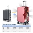 thumbnail image 4 of Kdxio Puppy Peeking Through Pink Pattern Luggage Cover for Travel,Elastic and Durable,Fits 18-32 Inch,Anti-Scratch Suitcase Protector-No luggage included, 4 of 5
