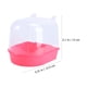 thumbnail image 3 of EeaseMX Baño para pájaros enjaulado con múltiples jaulas, cubierto para pájaros pequeños, canarios, periquitos y loros (rojo), 3 of 7