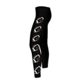 thumbnail image 4 of Hvot&aat Game Day Football Leggings for Women Football Season Yoga Pants Tight Peach Hip Stretch Pants, 4 of 7