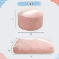 thumbnail image 4 of Bean Bag Chair Bed for Kids, Convertible Bean Bag Folds from Lazy Chair to Floor Mattress Bed, Stuffed Floor Sofa Couch Sofa Bed for Boys and Girls, High-Density Foam Filling, Pink, 4 of 12