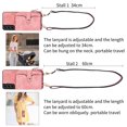 thumbnail image 4 of for Samsung Galaxy S22 Plus Wallet Case, Crossbody Phone Purse with Card Holder for Women, Zipper PU Leather Carrying Cover Gift with Shoulder Strap Kickstand Anti-drop for S22 Plus - Pink, 4 of 10