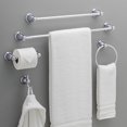 thumbnail image 2 of Franklin Brass Kinla 5-Piece Bath Hardware Towel Bar Accessory Set, Polished Chrome, 2 of 6