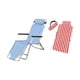 thumbnail image 2 of Colección de sillas de playa para muñecas a escala 1:6, modelo de silla relajante diminuta, figura de acción a escala 1/6. azul, 2 of 9
