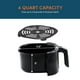 thumbnail image 3 of Freidora De Aire ELITE CUISINE 3.7 Litros Color Negro, 3 of 5