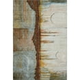 thumbnail image 2 of Addison Rugs Mayfield Premium Machine Washable Transitional Abstract Rust Rectangle Rug, 10' X 14' Machine Washable Transitional Abstract Rust Oversized Sherpa Throw Blanket, 2 of 6