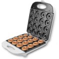 thumbnail image 1 of Double-Sided Heating 2-in-1 Mini Donut & Pancake Maker Machine, Makes 16 at Once, 1 of 2