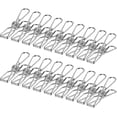 thumbnail image 1 of 100pcs 5.5cm Fil Pinces à Linge Pinces à Puce, Pinces à Linge en Acier Inoxydable Pinces à Linge en Métal pour Chaussettes de Vêtements, 1 of 5