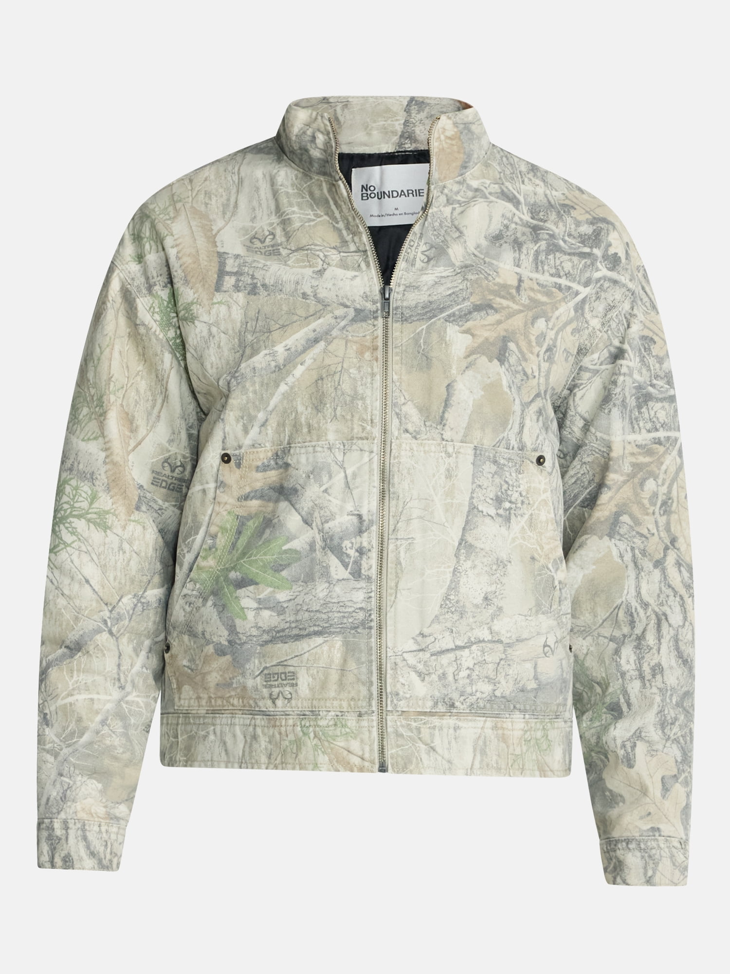 No Boundaries x Realtree Cotton Trucker Jacket, Men's Sizes XS-4XLT