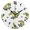 Black, variant on Cartoon Crocodile Wall Clock 10in Round Artistic Oil Painting Home Decor Desk Table Clock