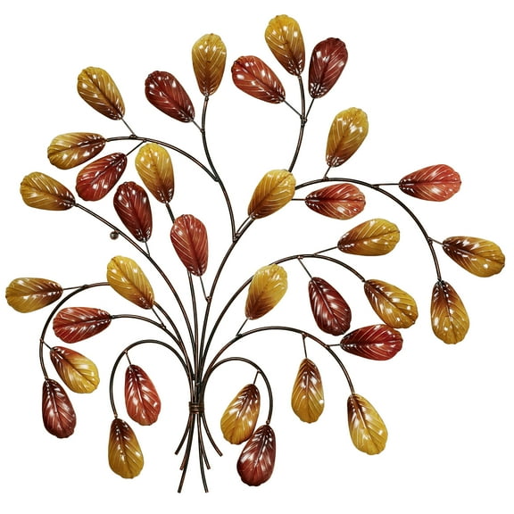 October Leaves Fall Wall Art Multi Earth