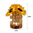 thumbnail image 3 of RXMEKW Lamps for Bedrooms Sunflower Table Lamp, Dimmable Flower Lamp, Battery Operated Sunflower Table Lamp, Artificial Flower Lamp with Glass Vase, Small Lamp for Bedroom, 3 of 9