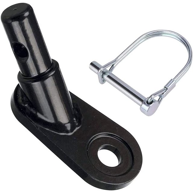 Acoplador de remolque de bicicleta Dinheiro, enganche de remolque de bicicleta, adaptador de montaje de enganche de remolque de acero, enganche de remolque de bicicleta para carga, niños y perros