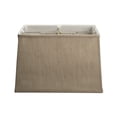 thumbnail image 1 of Upgradelights Linen Rectangular 18 Inch Washer Lampshade, 1 of 5