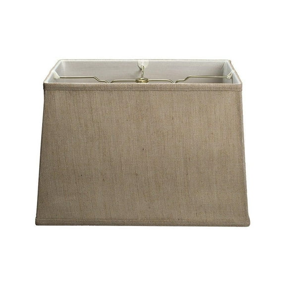 Upgradelights Linen Rectangular 18 Inch Washer Lampshade