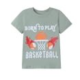 thumbnail image 6 of HILEELANG Kids Boys T-Shirts 3 Pack, 100% Cotton Short Sleeve Tees for 6-12Y, Basketball & Soccer Sports Themed Summer Tops for Teen Boys, 6 of 10