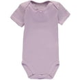 thumbnail image 2 of Wan-A-Beez 5 Pack Baby Girls' and Boys' Newborn and Infant Cotton Short Sleeve Bodysuits, 2 of 6