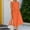 Orange, variant on Tbopshirt Wedding Guest Dresses for Women,Women Round-Neck Casual Loose Skirt Solid Sleeveless Ruffles Longuette Dress