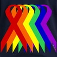 thumbnail image 3 of CafePress - Ribbons For All Women's Long Sleeve Dark T Shirt - Women's Long Sleeve Graphic Tee Casual Fit, 3 of 4