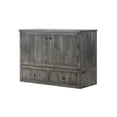 thumbnail image 3 of Mega Solutions Tuscany Murphy Cabinet Chest Bed with Charging Station 6 Inch, Queen (Galaxy Grey), 3 of 6