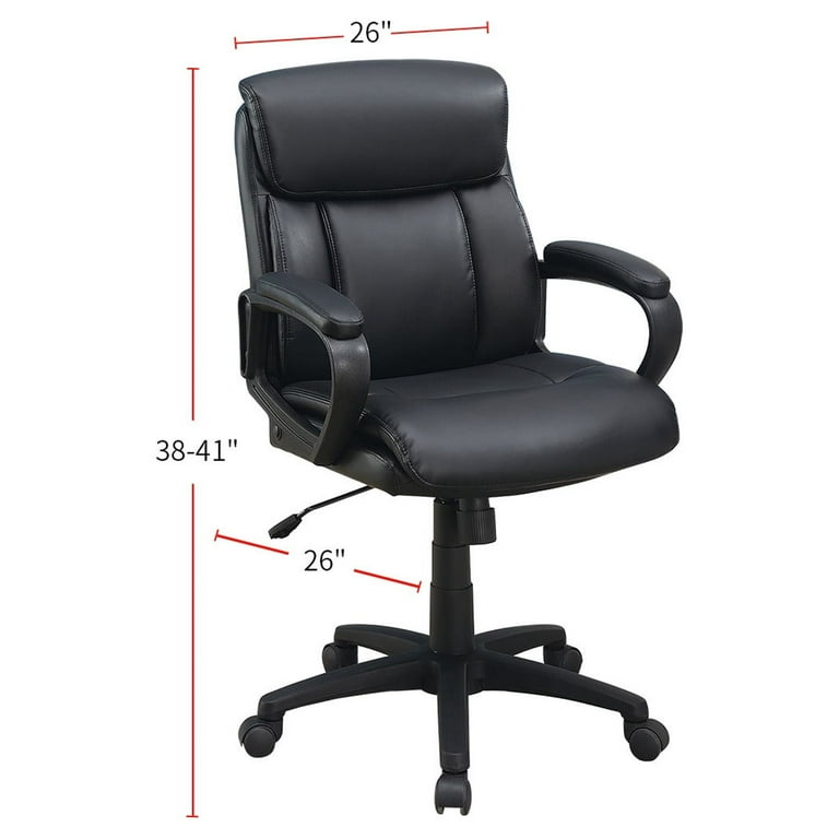 Standard Back Upholstered Office Chair, Ergonomic Office Chair