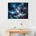 thumbnail image 2 of Nawypu Green Blue Aurora Wall Art Northern Light Canvas Prints on Picture Aurora Borealis Nature Starry Scenery Landscape Painting Modern Wall Decor for Home Bathroom Bedroom,Canvas,Print, 2 of 6