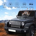 thumbnail image 6 of KAKALAD Funny Raccoon 1 Universal Windshield Car Sun Shades Accordion Folding Auto Aluminum Sunshade 51"x 27.5", 6 of 9