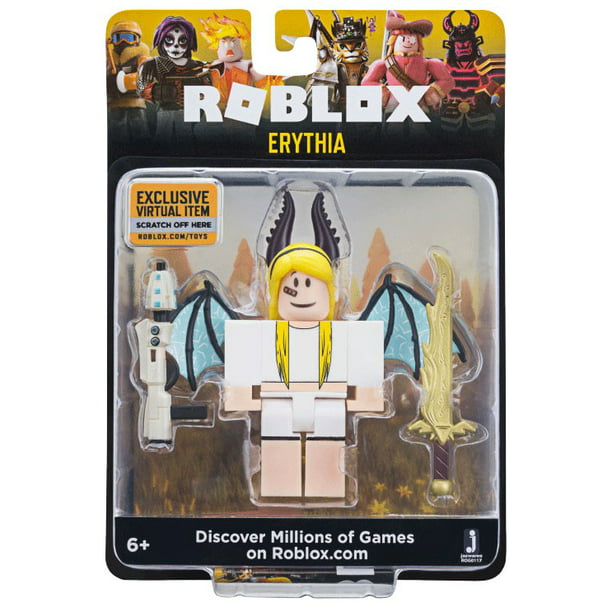 Roblox Celebrity Collection Erythia Figure Pack Includes Exclusive Virtual Item Walmart Com Walmart Com - roblox shop toys by age walmart com
