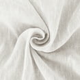 thumbnail image 4 of PrimeBeau Semi Sheer Linen Curtains Light Filtering Grommet Draperies, 52" x 84" inch, 2 Panel Set, Natural, 4 of 7