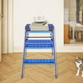 thumbnail image 3 of Portable 3 Steps Ladder, Folding Step Ladder Double Sided Stepladder Heavy Duty Step Stool Blue for Home Garage Shop, 3 of 18