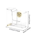 thumbnail image 3 of 2 in 1 Bird Feeder Water Dispenser,Automatic Acrylic Water Feeder,Bird Food Container,Parakeet Cage Accessories for Small Parakeet Cockatiel Budgie Lovebirds, 3 of 8