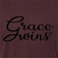 thumbnail image 5 of Wild Bobby Grace Wins Script Inspirational/Christian Men Premium Tri Blend Tee, Cardinal, Small, 5 of 5