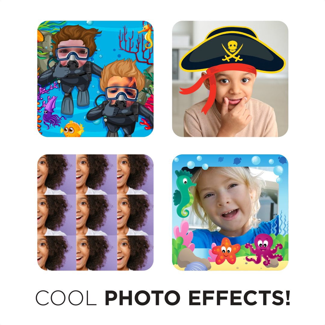 PlayZoom Snapcam - Purple Kids Digital Camera, Video, 2X Zoom Gift for Girls Boys Kids Ages 4-12