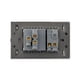 thumbnail image 4 of Placa Con 1 Apagador Y 1 Contacto Lucek Flat Pack 6 negro, 4 of 4
